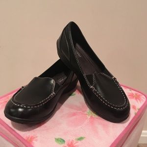ComfortPlus Black Loafers / Dress Shoes